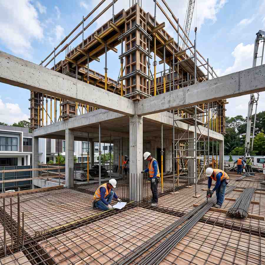 Beam, Column, and Slab Work