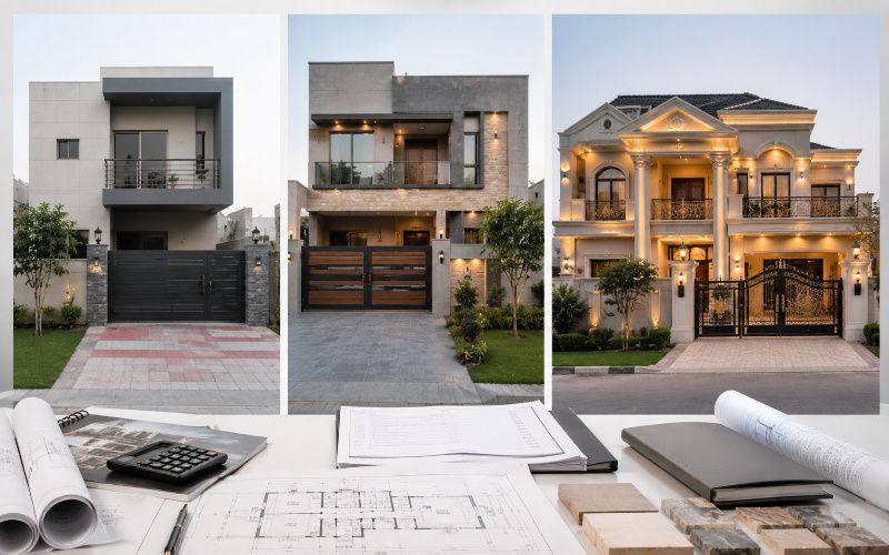 Comparison of affordable custom and luxury house builders in Lahore