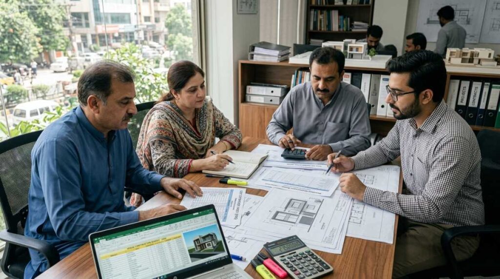 Bahria Town Lahore house map approval process and construction documentation