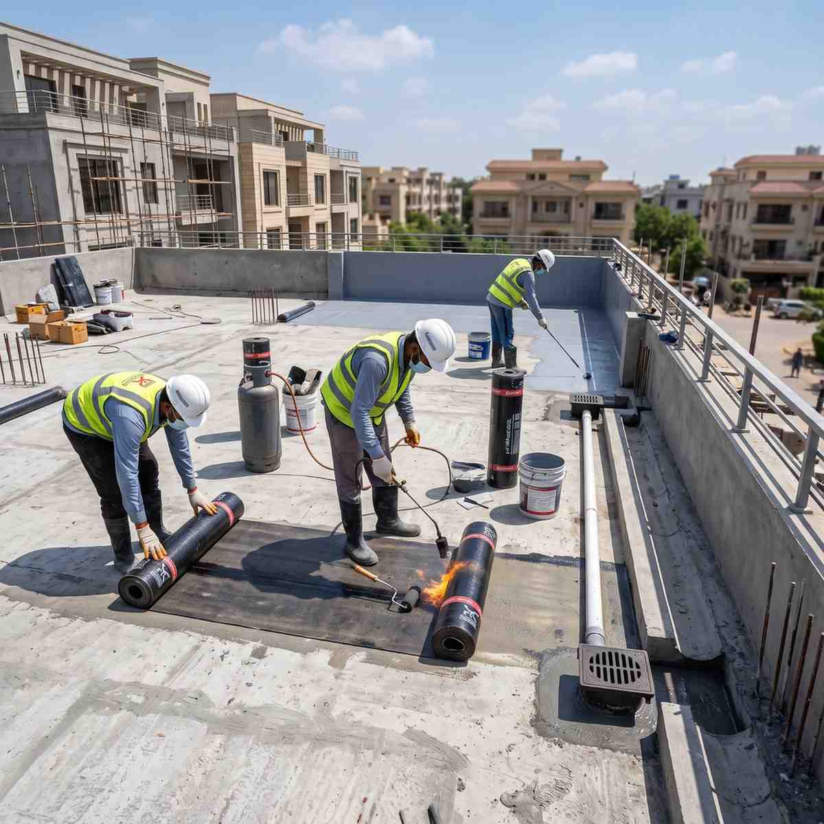 Roof Slab and Waterproofing
