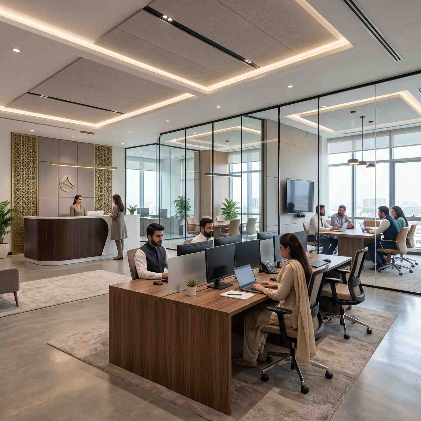 office space design beautiful environment