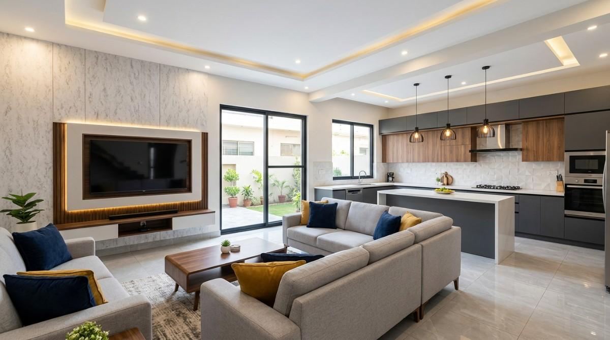 Home renovation cost in Lahore 2026 with modern renovated Pakistani house interior