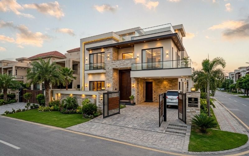 Luxury house built by trusted house builders in Lahore